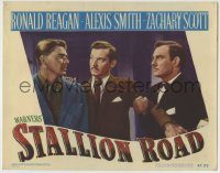 6c883 STALLION ROAD LC #7 '47 Zachary Scott stops fight between Ronald Reagan & Ralph Byrd!