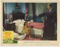 6c890 STATE OF THE UNION LC #6 '48 Spencer Tracy tells Katharine Hepburn to make the bed, Capra!