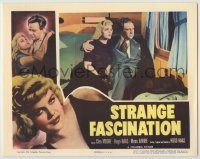 6c895 STRANGE FASCINATION LC '52 Hugo Haas couldn't leave sexy bad girl Cleo Moore alone!