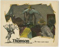 6c952 TWO-GUN MAN LC '26 fearless cowboy Fred Thomson on mantle about to leap on many bad guys!