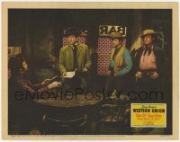 6c979 WESTERN UNION LC '41 Robert Young & Randolph Scott watch Dean Jagger in bar, Fritz Lang!