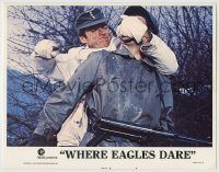 6c982 WHERE EAGLES DARE LC #4 R75 c/u of Clint Eastwood stabbing German officer from behind!