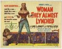 6c418 WOMAN THEY ALMOST LYNCHED TC R57 sexy female gunfighter Audrey Totter, Brian Donlevy!