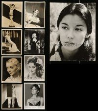 6d339 LOT OF 9 8X10 PORTRAIT STILLS OF FEMALE STARS '30s-80s great portraits of pretty actresses!