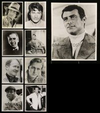 6d338 LOT OF 9 8X10 PORTRAIT STILLS OF MALE STARS '60s-70s great portraits of Hollywood men!