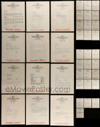 6d214 LOT OF 40 LETTERS ON MGM LETTERHEAD '42-52 from the studio to a theater owner!