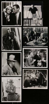 6d387 LOT OF 8 HERBERT MARSHALL REPRO 8X10 PHOTOS '80s great images w/ Marlene Dietrich & more!