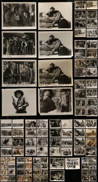 6d235 LOT OF 115 COWBOY WESTERN 8X10 STILLS '40s-50s great scenes from a variety of movies!