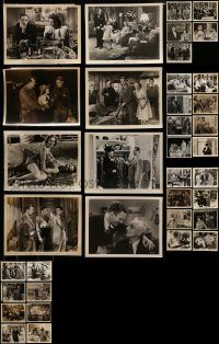 6d280 LOT OF 37 MOSTLY 1930S-40S 8X10 STILLS '30s-40s great scenes from a variety of movies!