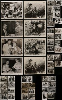 6d267 LOT OF 53 8X10 STILLS '50s great scenes from a variety of different movies!
