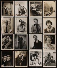 6d284 LOT OF 35 MOSTLY 1930S-40S 8X10 STILLS '30s-40s a variety of great portraits, some candid!