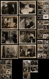 6d273 LOT OF 45 MOSTLY 1930S-40S 8X10 STILLS '30s-40s great scenes from a variety of movies!