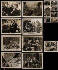 6d304 LOT OF 25 MOSTLY 1930S-40S 8X10 STILLS '30s-40s great scenes from a variety of movies!