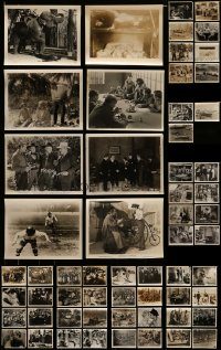 6d263 LOT OF 59 MOSTLY 1930S-40S 8X10 STILLS '30s-40s great scenes from a variety of movies!