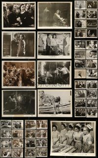 6d252 LOT OF 81 8X10 STILLS '50s-60s great scenes from a variety of different movies!