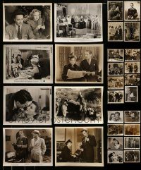 6d300 LOT OF 28 8X10 STILLS '30s-40s great scenes from a variety of different movies!
