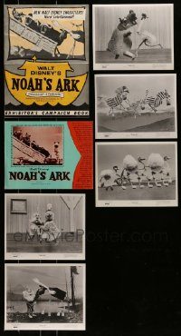 6d211 LOT OF 7 NOAH'S ARK ITEMS '59 cool images from the Disney stop-motion cartoon!