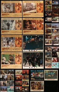 6d142 LOT OF 65 LOBBY CARDS '50s-90s incomplete sets from a variety of different movies!