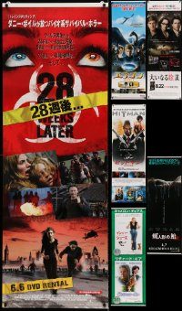 6d028 LOT OF 6 JAPANESE 20x58 VIDEO VINYL BANNERS '00s great images from a variety of movies!