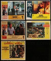 6d167 LOT OF 5 KIRK DOUGLAS LOBBY CARDS '50s-80s Gunfight at the OK Corral, Ulysses & more!