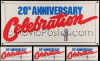 6d029 LOT OF 5 FORD MUSTANG 20TH ANNIVERSARY CELEBRATION ADVERTISING POSTERS '84 cool!