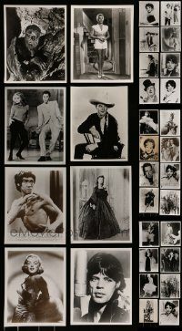 6d373 LOT OF 50 REPRO 8X10 PHOTOS '80s great portraits of top Hollywood movie stars!