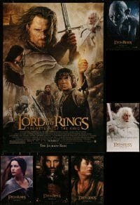 6d555 LOT OF 6 UNFOLDED SINGLE-SIDED 27X40 LORD OF THE RINGS: THE RETURN OF THE KING ONE-SHEETS '03