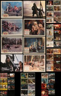 6d141 LOT OF 71 LOBBY CARDS '50s-00s incomplete sets from a variety of different movies!
