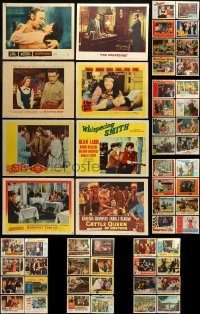 6d143 LOT OF 65 1950S LOBBY CARDS '50s great scenes from a variety of different movies!