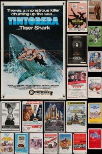 6d126 LOT OF 21 FOLDED ONE-SHEETS '60s-70s great images from a variety of different movies!
