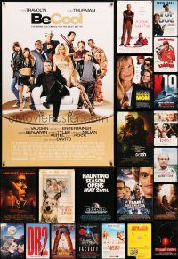 6d463 LOT OF 33 UNFOLDED MOSTLY DOUBLE-SIDED 27X40 ONE-SHEETS '90s-00s cool movie images!