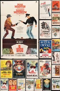 6d117 LOT OF 41 FOLDED ONE-SHEETS '60s-80s great images from a variety of different movies!
