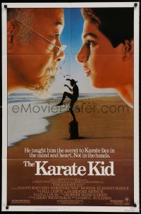 6f447 KARATE KID 1sh '84 Pat Morita, Ralph Macchio, teen martial arts classic!