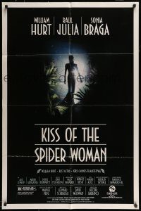 6f456 KISS OF THE SPIDER WOMAN 1sh '85 cool image of sexy Sonia Braga!