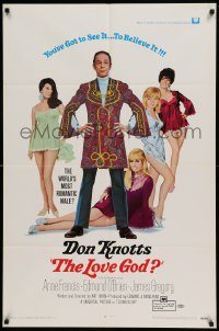 6f492 LOVE GOD 1sh '69 Don Knotts is the world's most romantic male with sexy babes!