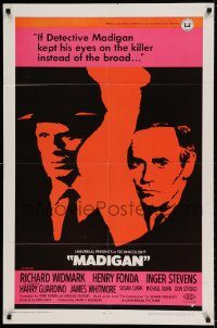 6f507 MADIGAN 1sh '68 Richard Widmark, Henry Fonda, Don Siegel directed!