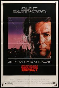 6f805 SUDDEN IMPACT 1sh '83 Clint Eastwood is at it again as Dirty Harry, great image!