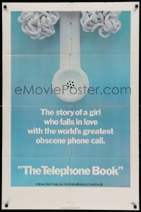 6f839 TELEPHONE BOOK 1sh '71 greatest obscene phone call, written & directed by Nelson Lyon!