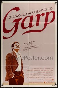 6f982 WORLD ACCORDING TO GARP 1sh '82 Robin Williams is the most human being you'll ever meet!