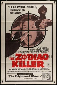 6f997 ZODIAC KILLER/LAUGHING WOMAN 1sh '70s Quasimodo, I lay awake nights thinking of next victim!
