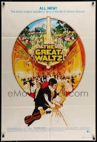 6g761 GREAT WALTZ Aust 1sh '72 Johann Strauss, Horst Buchholz, Bob Peak art!