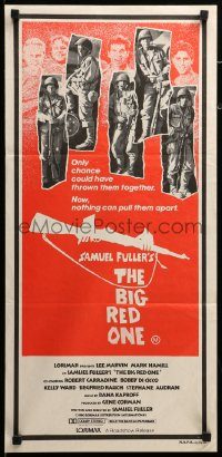 6g797 BIG RED ONE Aust daybill '80 directed by Samuel Fuller, Lee Marvin, Mark Hamill in WWII!