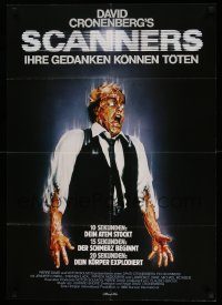 6g721 SCANNERS German '81 Cronenberg, in 20 seconds your head explodes, sci-fi art by Joann!