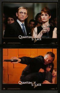 6g205 QUANTUM OF SOLACE 8 French LCs '08 Daniel Craig as James Bond, Judi Dench!
