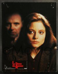 6g172 SILENCE OF THE LAMBS 10 French LCs '91 Jodie Foster, Anthony Hopkins, Scott Glenn!