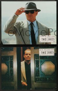 6g160 TWO JAKES 12 French LCs '91 cool images of Jack Nicholson, sexy Madeleine Stowe!
