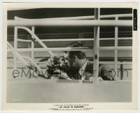 6h019 AFFAIR TO REMEMBER 8x10.25 still '57 Cary Grant & Deborah Kerr kissing on stairs on ship!