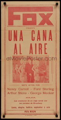 6j226 CHICKEN A LA KING Argentinean '28 different image of Nancy Carroll, Meeker!