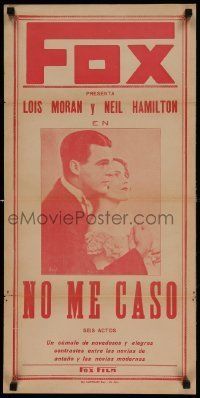 6j232 DON'T MARRY Argentinean '28 completely different image of Moran, Hamilton!