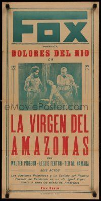 6j240 GATEWAY OF THE MOON Argentinean '28 crazed Anders Randolf slaps sexy Dolores Del Rio!